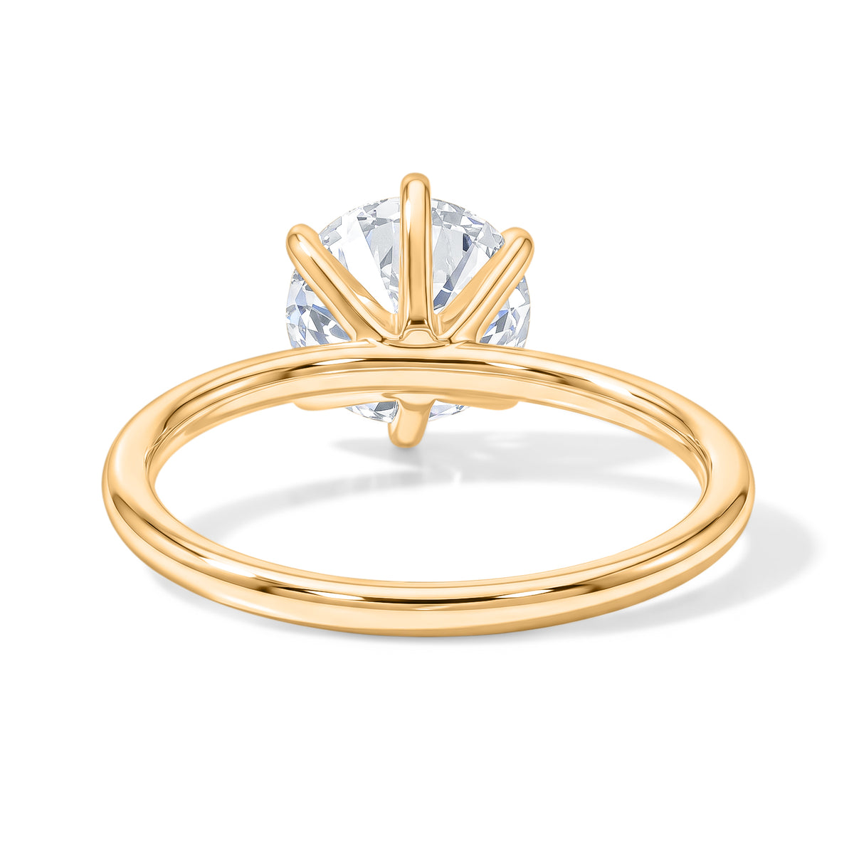 Luxuriant - 18K Yellow Gold SGL Certified Lab Grown Diamond Solitaire Ring 2.00 Ct. 8705632 5