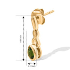 D'Joy Natural Chrome Diopside Dangling Earring Sterling Silver  0.696  Ct._8706901_5