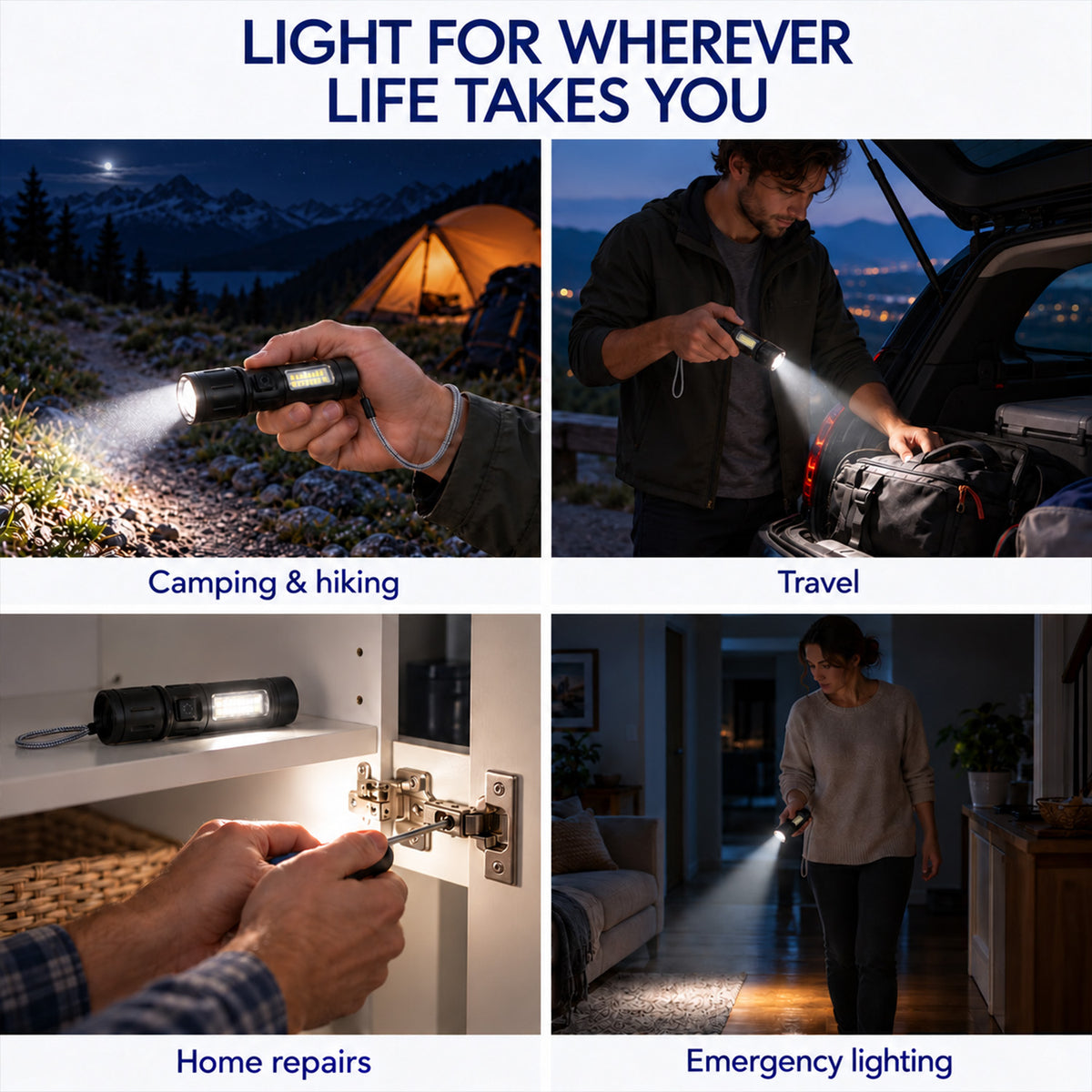 LIVMORE Flashlights and Torchlight (Size - One Size) - Black &amp; Black 8707647 3