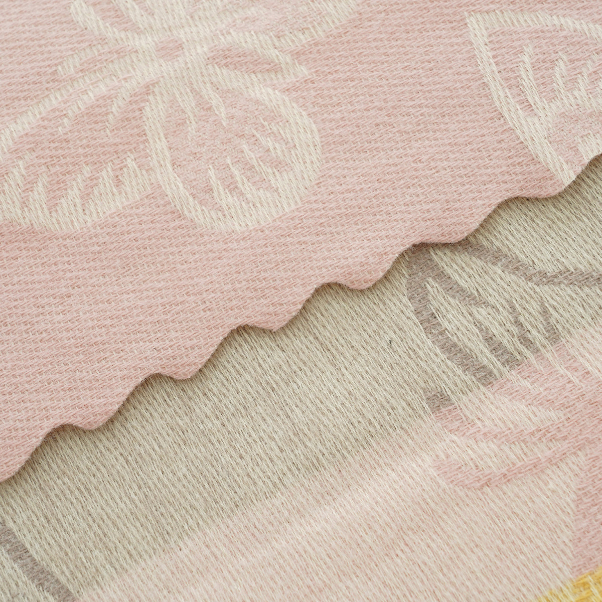 La Marey Signature Printed Scarf (Size - One Size) - Pink Yellow 8708225 7