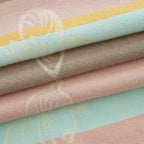 La Marey Signature Printed Scarf (Size - One Size) - Pink Yellow_8708225_8