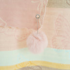 La Marey Signature Printed Scarf (Size - One Size) - Pink Yellow_8708225_9