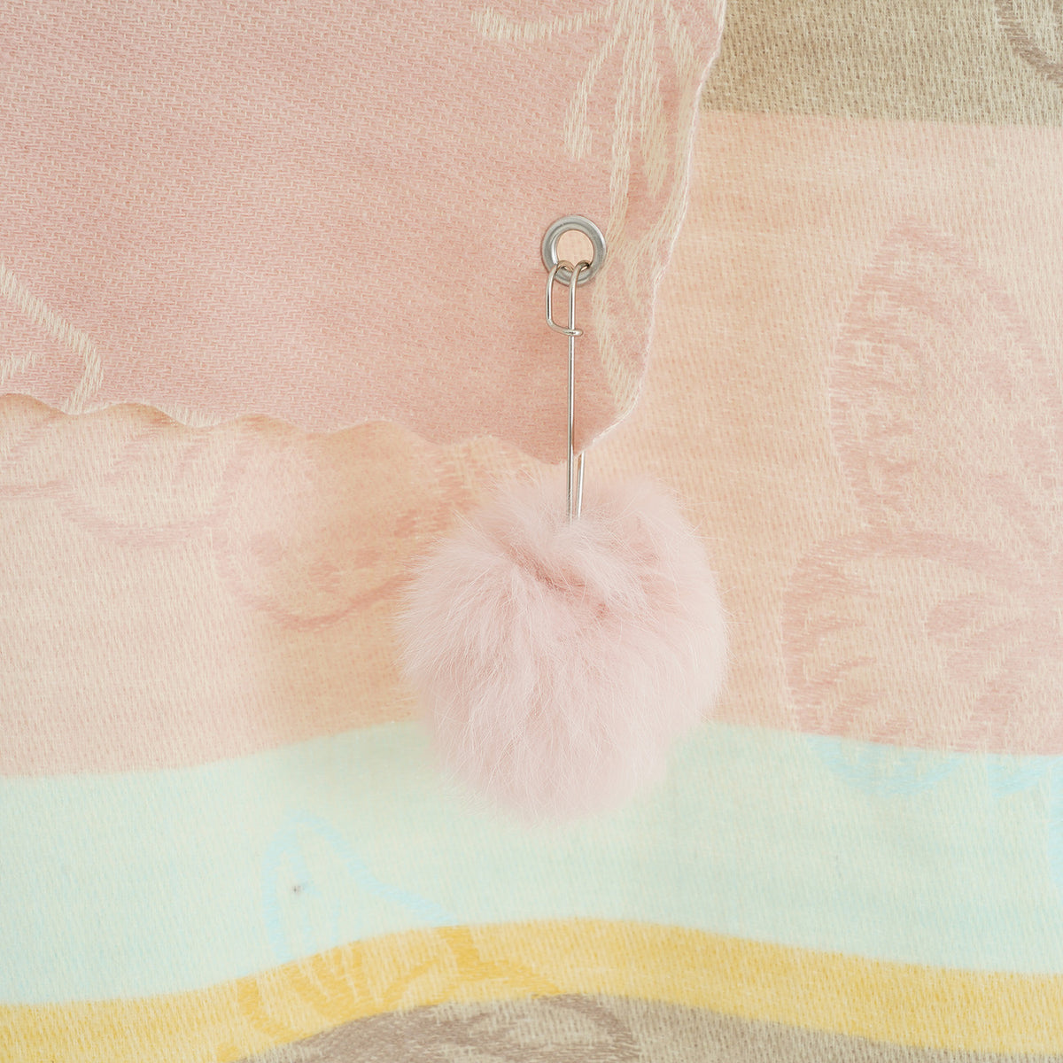 La Marey Signature Printed Scarf (Size - One Size) - Pink Yellow 8708225 9