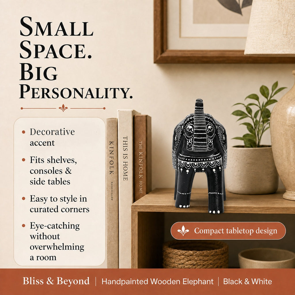 Bliss & Beyond Figurine (Size - One Size) - Black & White_8708859_4