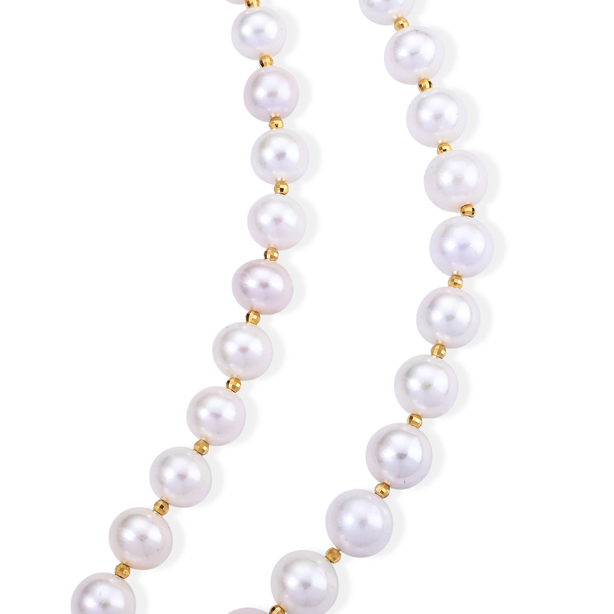 AAA Rare Size Edison Pearl (13mm) Necklace (Size - 20) in Yellow Gold Plated Sterling Silver with Magnetic Lock 8708942 4