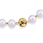 LIMTED EDITION - Rare AAAA White Edison Pearl (11-13mm)  Necklace (Size - 20) in Yellow Gold Plated Sterling Silver 400.00 Ct._8708942_4