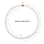 LIMTED EDITION - Rare AAAA White Edison Pearl (11-13mm)  Necklace (Size - 20) in Yellow Gold Plated Sterling Silver 400.00 Ct._8708942_5