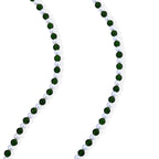 D'Joy Natural Chrome Diopside, Chinese Akoya Pearl Beads Necklace Sterling Silver  90.000  Ct._8709420_3