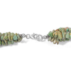 D'Joy - Green Turquoise Necklace (Size - 20) in Rhodium Overlay Sterling Silver 260.00 Ct._8709946_3