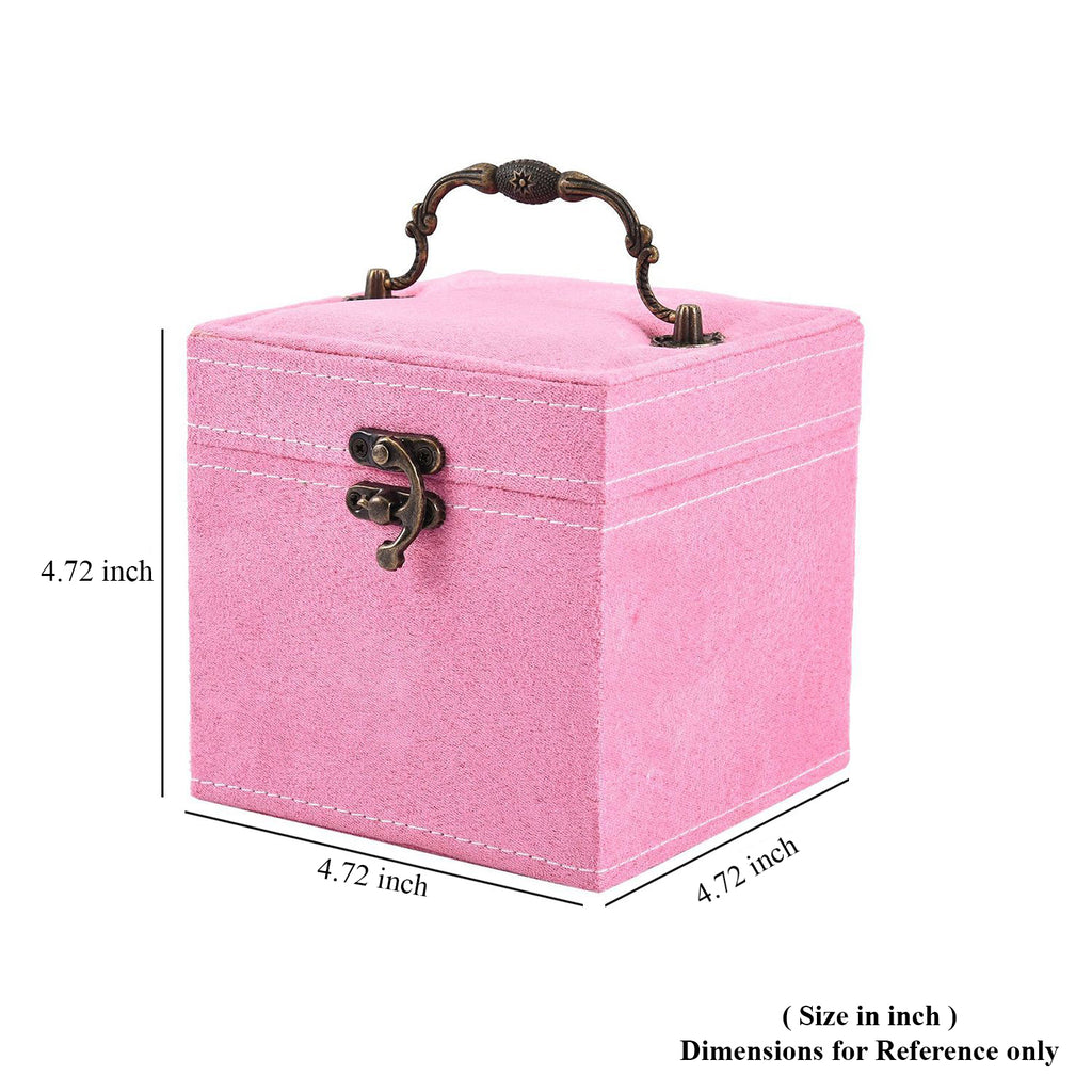 Jewellery Box (Size 12x12x12 ) - Pink_8710004_5