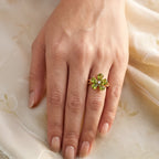 Luxuriant Peridot, Lab Grown Diamond Ring Sterling Silver  2.339  Ct._8710025_1
