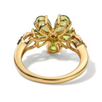 Luxuriant Peridot, Lab Grown Diamond Ring Sterling Silver  2.339  Ct._8710025_4