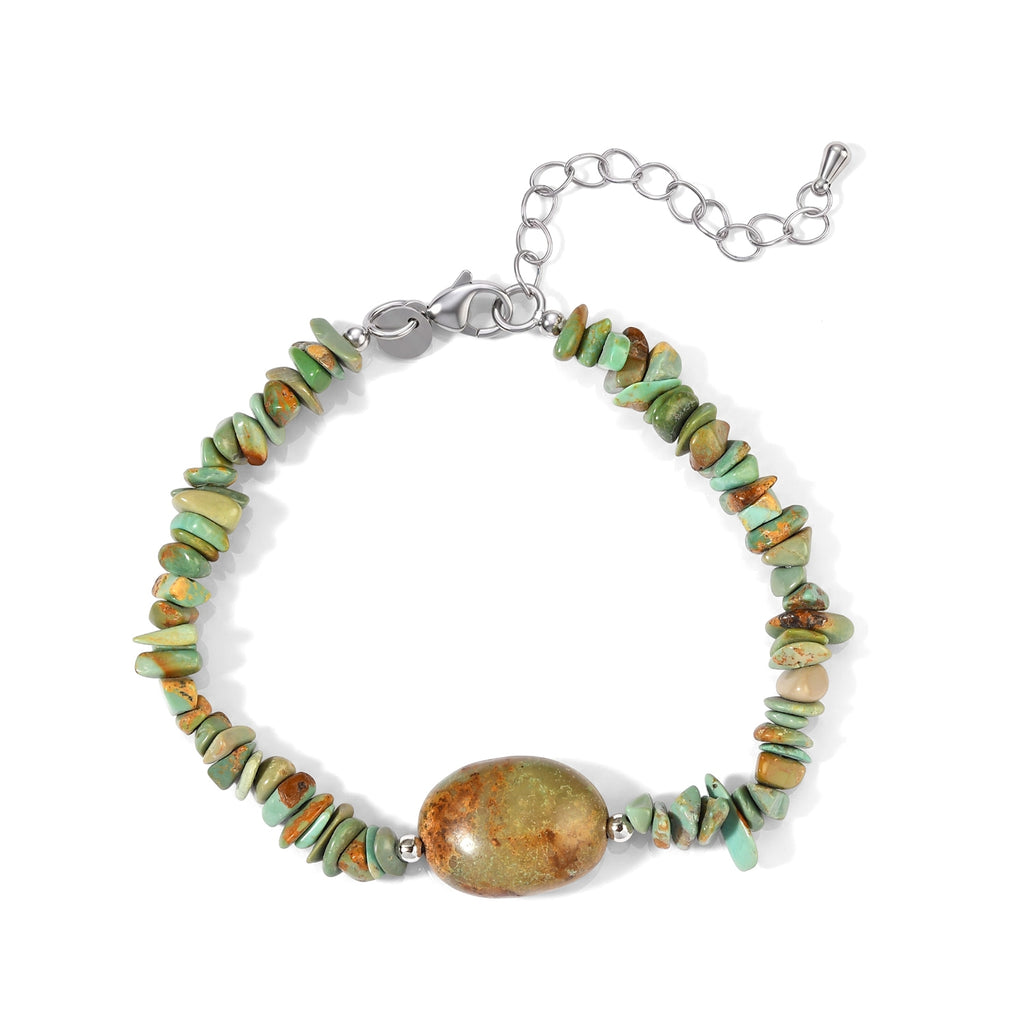 EverTrue - Green Turquoise Bracelet (Size - 7.5+2 Ext) 60.00 Ct._8710237