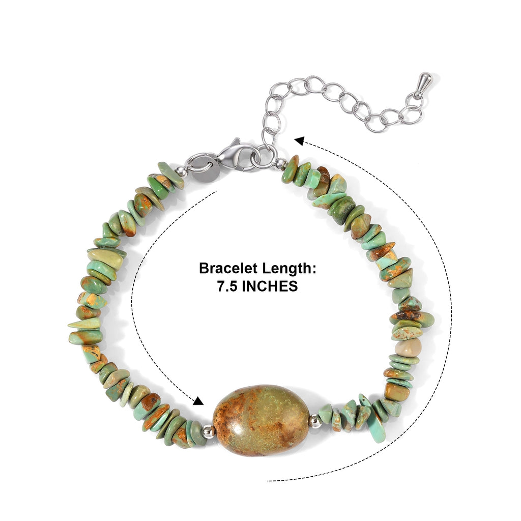 EverTrue - Green Turquoise Bracelet (Size - 7.5+2 Ext) 60.00 Ct._8710237_4