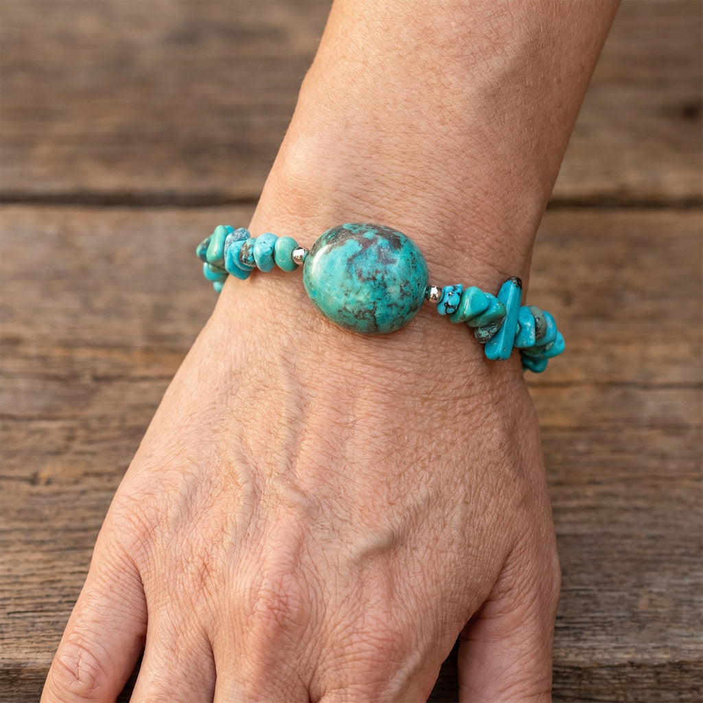 EverTrue - Blue Turquoise Bracelet (Size - 7.5+2 Ext) 65.00 Ct._8710238_1