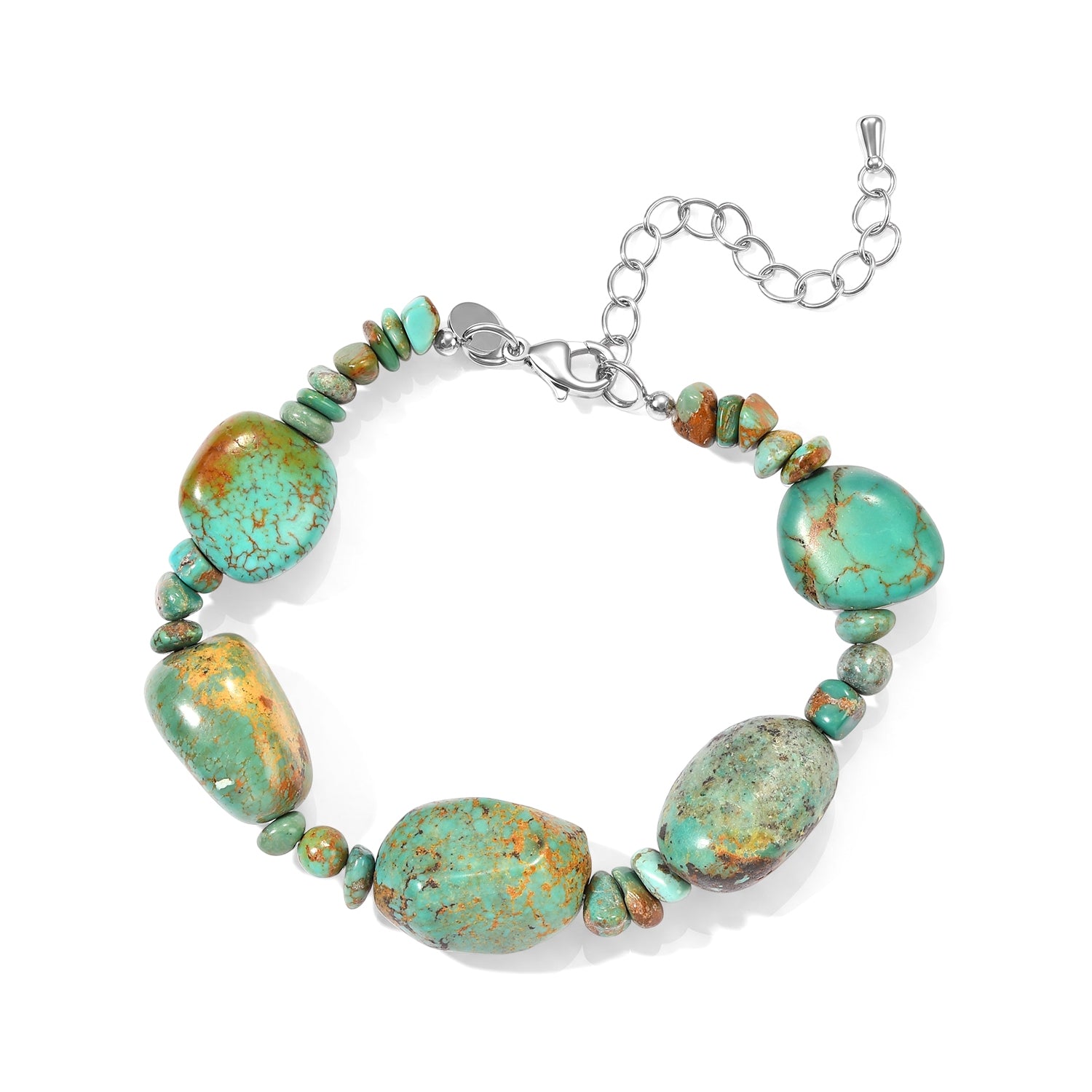EverTrue - Turquoise Bracelet (Size - 7.5-2 Ext) 140.00 Ct. 8710251 0