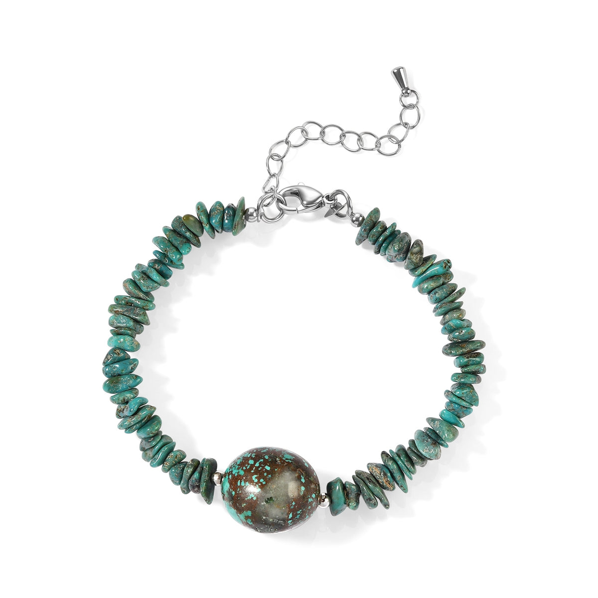 EverTrue - Blue Turquoise Bracelet (Size - 7.5+2 Ext) 65.00 Ct. 8710252 0
