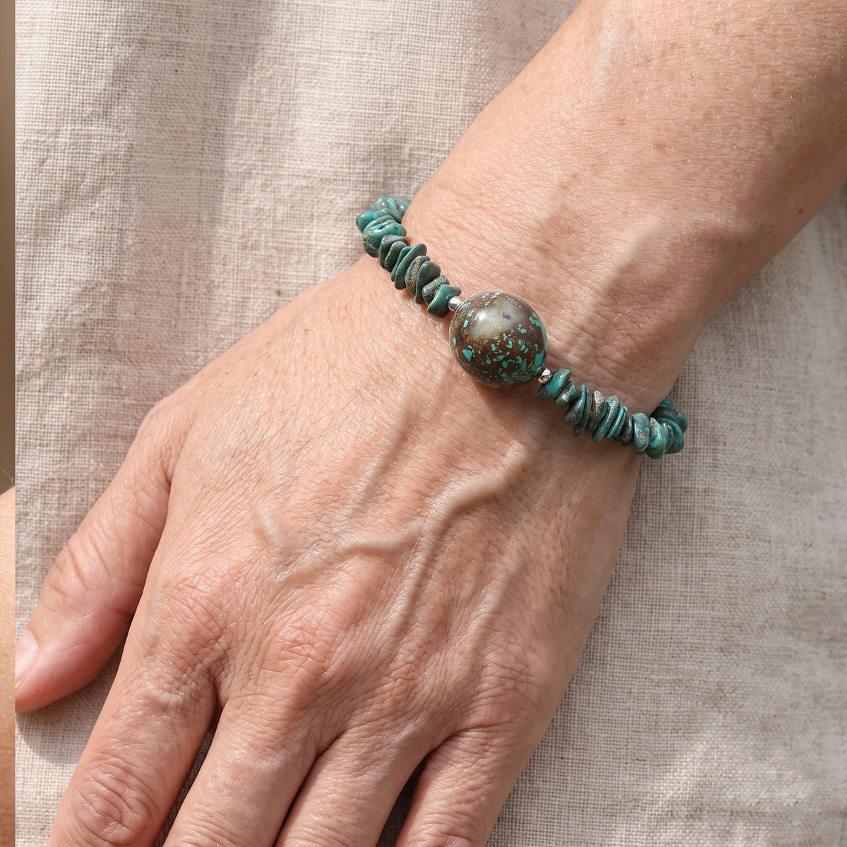 EverTrue - Blue Turquoise Bracelet (Size - 7.5+2 Ext) 65.00 Ct. 8710252 2