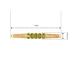 EverTrue - Peridot Bracelet (Size - 7.5) in Yellow Gold Tone 4.15 Ct._8710360_5