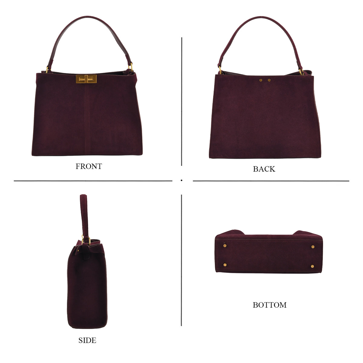 Crossbody Bag (Size - One Size) - Burgundy 8710713 3