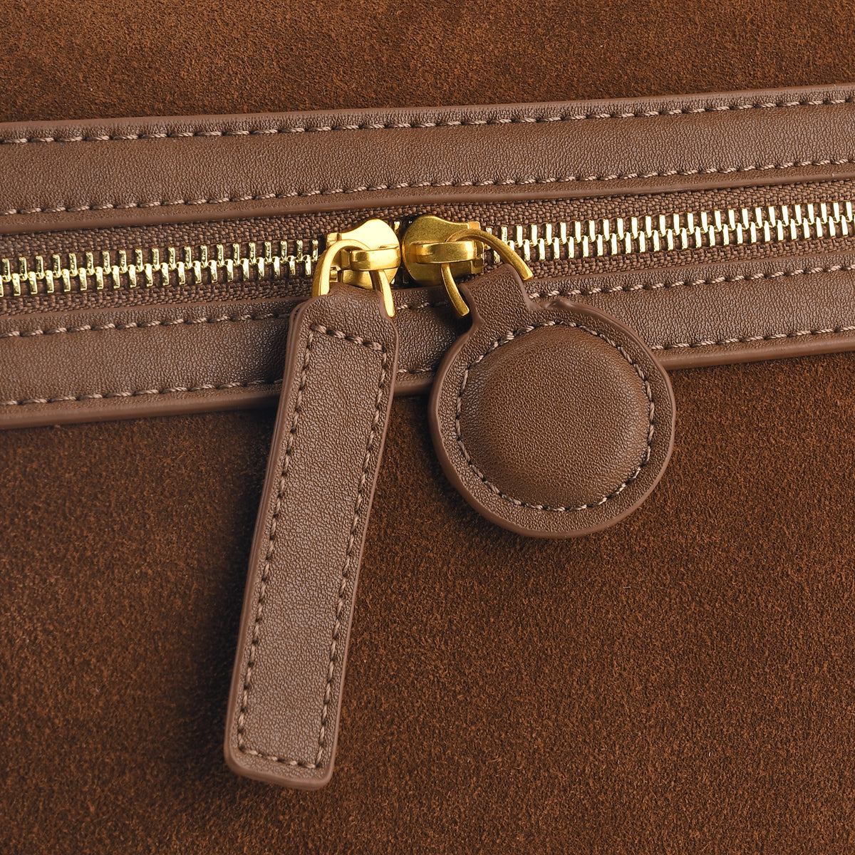 Genuine Leather Top Handle Satchel Bag with Dual Detachable Shoulder Straps - Brown 8710941 5