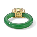 D'Joy Peridot, Dyed Green Jade Fancy Ring Sterling Silver  11.550  Ct._8712837_4