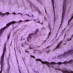 LIVMORE Patterned Towel (Size 140x1 cm) - Lavender & Lavender_8713286_5