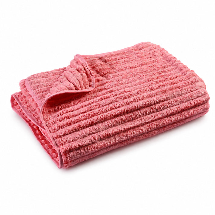 LIVMORE Quick-Dry Microfiber Soft Absorbent Bath Towel (70 x 140cm, 290 GSM) - Pink 8713287 1