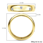 Lab Grown Diamond Ring in 14K Gold OverlaySterling Silver  0.100  Ct._8713417_6