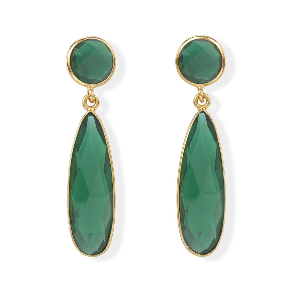 Green Onyx Drop Earrings 6 Ct._8713470