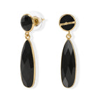 Black Onyx Drop Earrings 6.50 Ct._8713472_3
