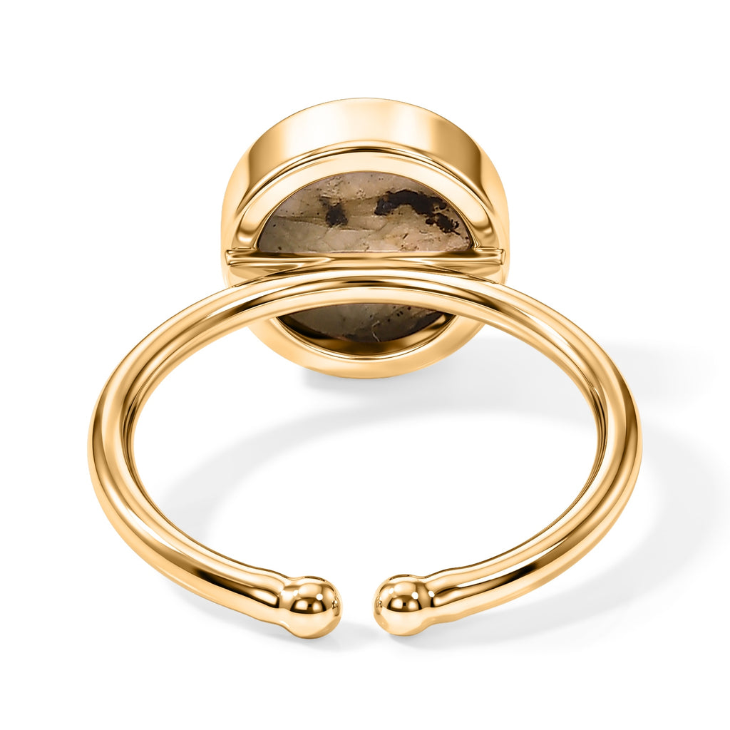 Handmade Brown Labradorite Round Ring_8713519_4