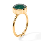 Handmade Green Onyx Round Ring_8713520_3