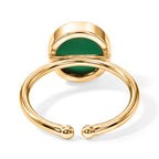 Handmade Green Onyx Round Ring_8713520_4