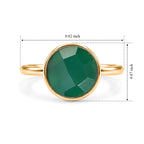 Handmade Green Onyx Round Ring_8713520_5