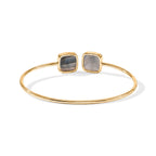 Labradorite Bangle (Size - 7) in Gold Tone 4.80 Ct._8714419_4