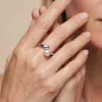 White Fresh Water Pearl Adjustable Ring 3.00 Ct._8714474_1