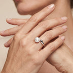 White Fresh Water Pearl Adjustable Ring 3.00 Ct._8714474_2