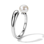 White Fresh Water Pearl Adjustable Ring 3.00 Ct._8714474_3