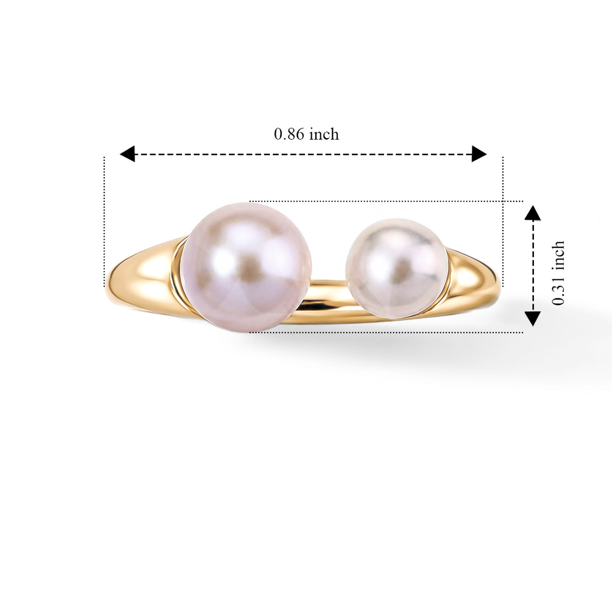 Fresh Water Pearl Adjustable Ring V32733340 5