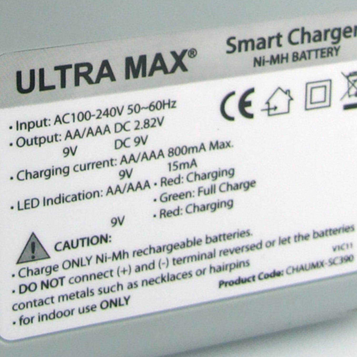Smart AA, AAA &amp; V9 Battery Charger 8714666 1