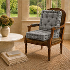 LIVMORE Patterned Cushion Cover (Size 40x8 cm) - Grey & Grey_8719568_1