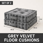 LIVMORE Patterned Cushion Cover (Size 40x8 cm) - Grey & Grey_8719568_4