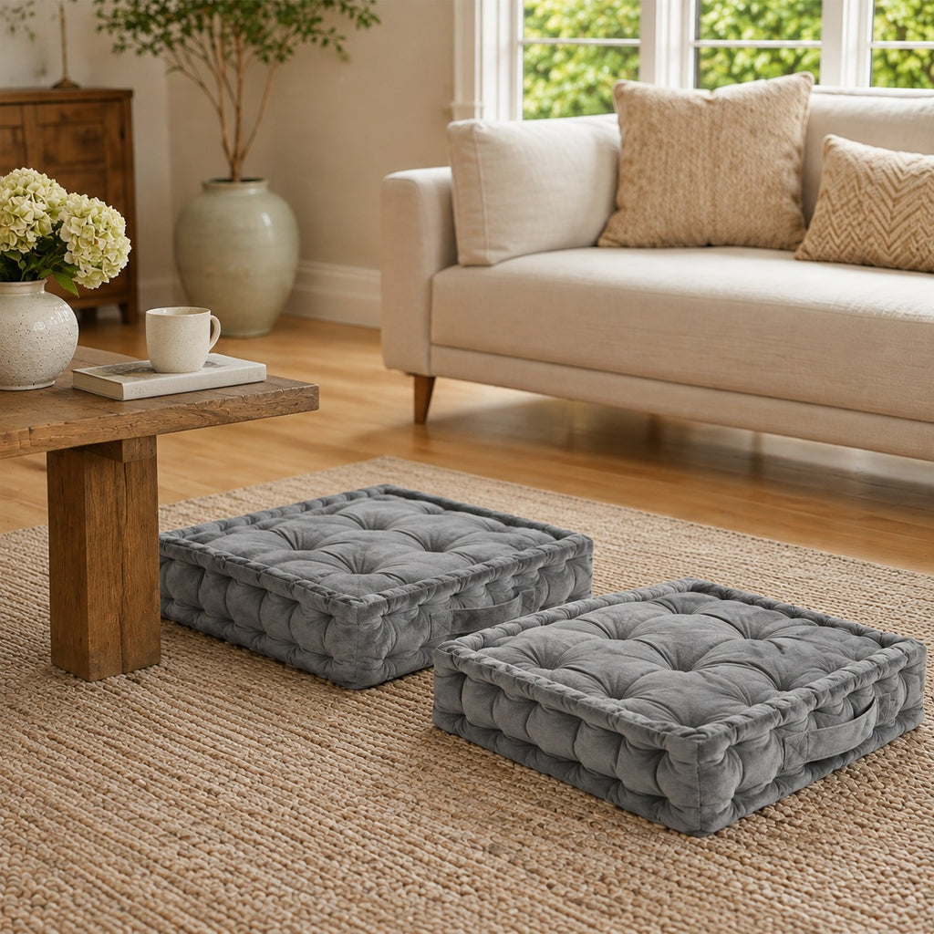 LIVMORE Patterned Cushion Cover (Size 40x8 cm) - Grey & Grey_8719568_5