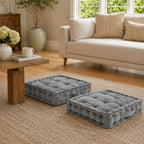 LIVMORE Patterned Cushion Cover (Size 40x8 cm) - Grey & Grey_8719568_5