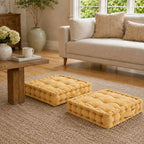 LIVMORE Patterned Cushion Cover (Size 40x8 cm) - Golden & Grey_8719610_5
