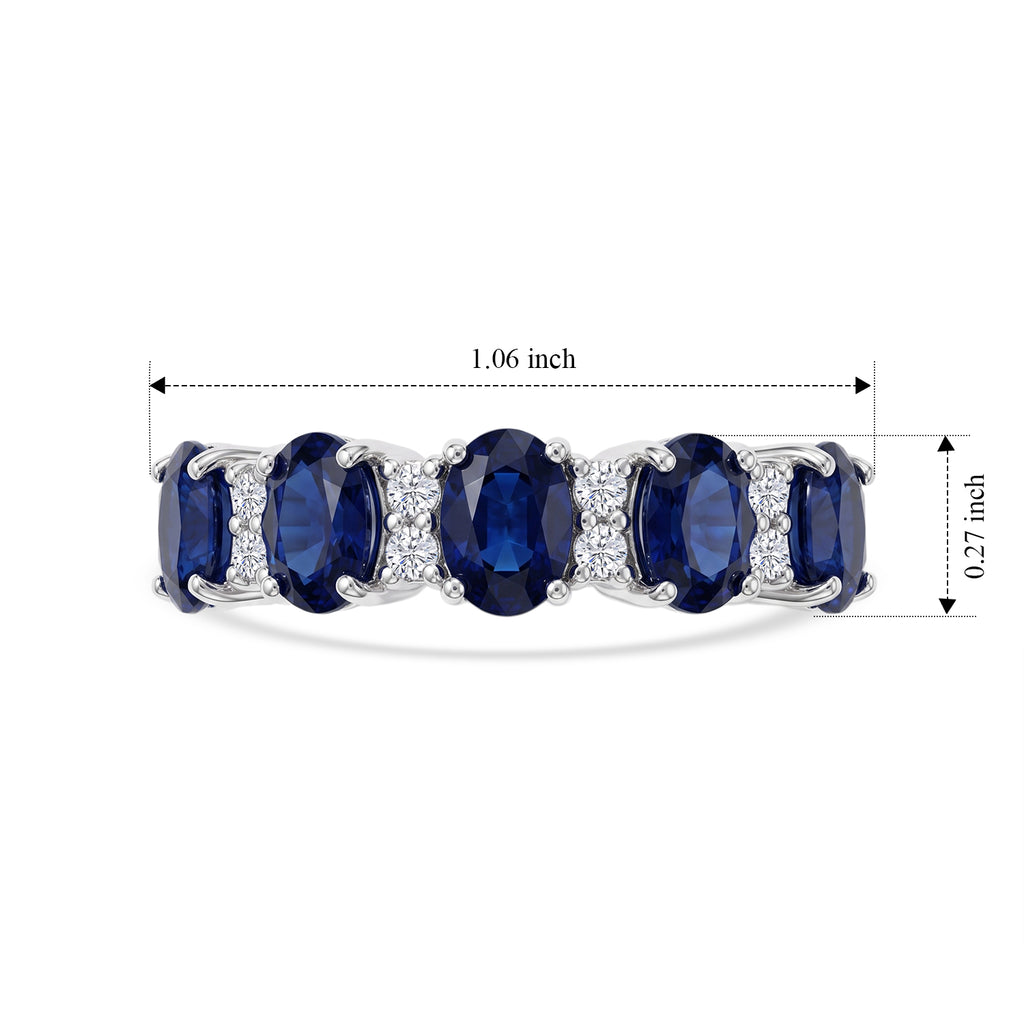 D'Joy Kyanite, White Zircon Ring in Rhodium OverlaySterling Silver  3.400  Ct._8719896_5