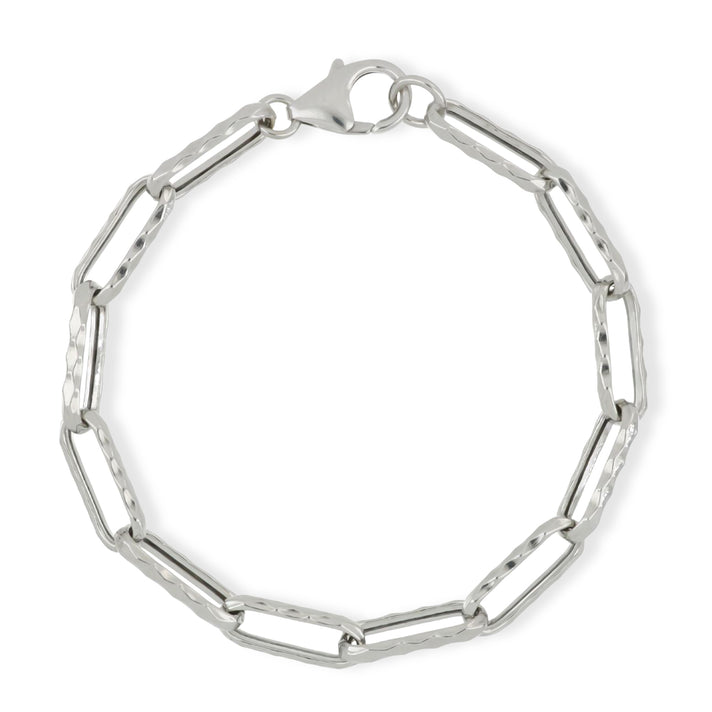La Bella Italian Made- Sterling Silver Bracelet (Size - 8) with Lobster Clasp 8722901 1