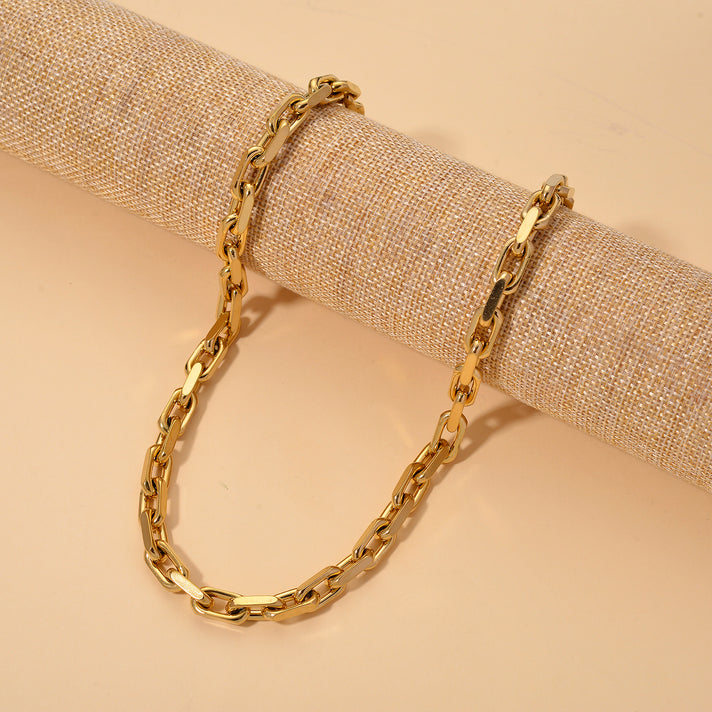 Bold Links Necklace (Size - 20) with Lobster Clasp in Yellow Gold Tone 8722918 2