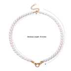 White Fresh Water Pearl Adjustable Beads Necklace (Size - 18+2 Ext) 100.00 Ct._8723797_4